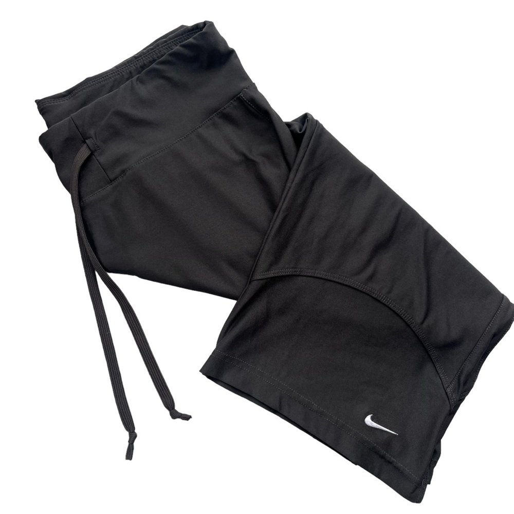 Nike Performance Womens Size Medium Charcoal Gray Crop Flare Athletic Yoga Pants